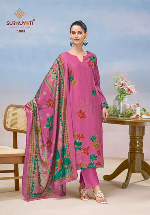 Suryajyoti Khyati Vol 1 Roman Vertigan Unstitched Dress Material