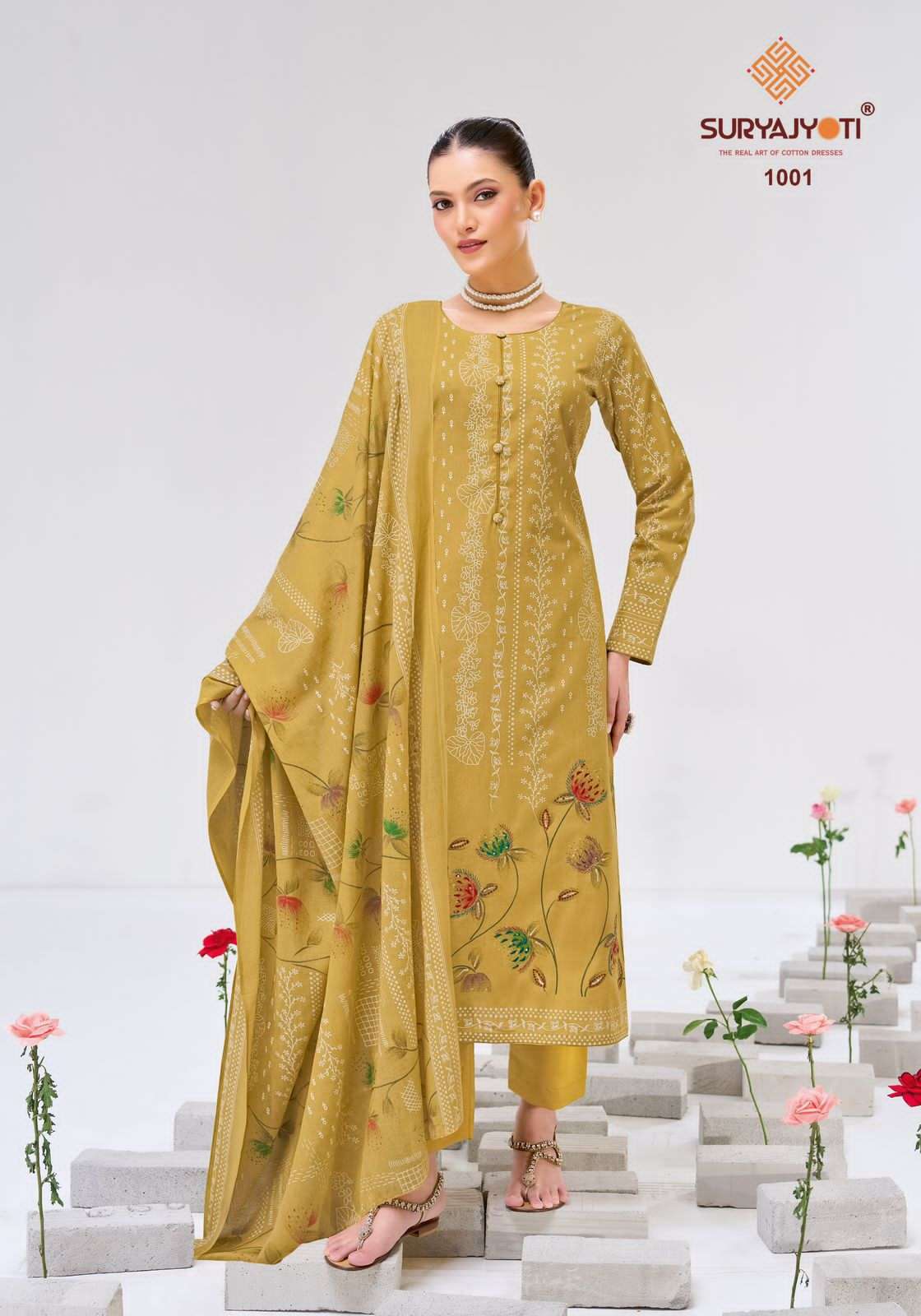 Suryajyoti Kimaya Vol 1 Pure Cotton Dress Material
