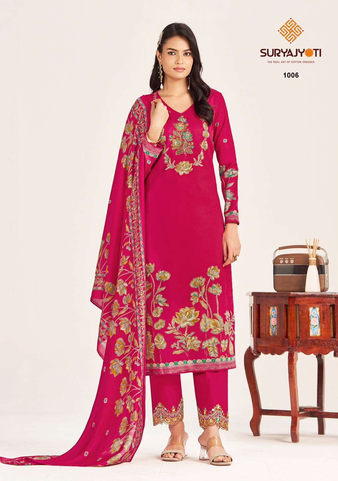 Suryajyoti Kin Kini Vol 1 Pure Jam Satin Dress Material