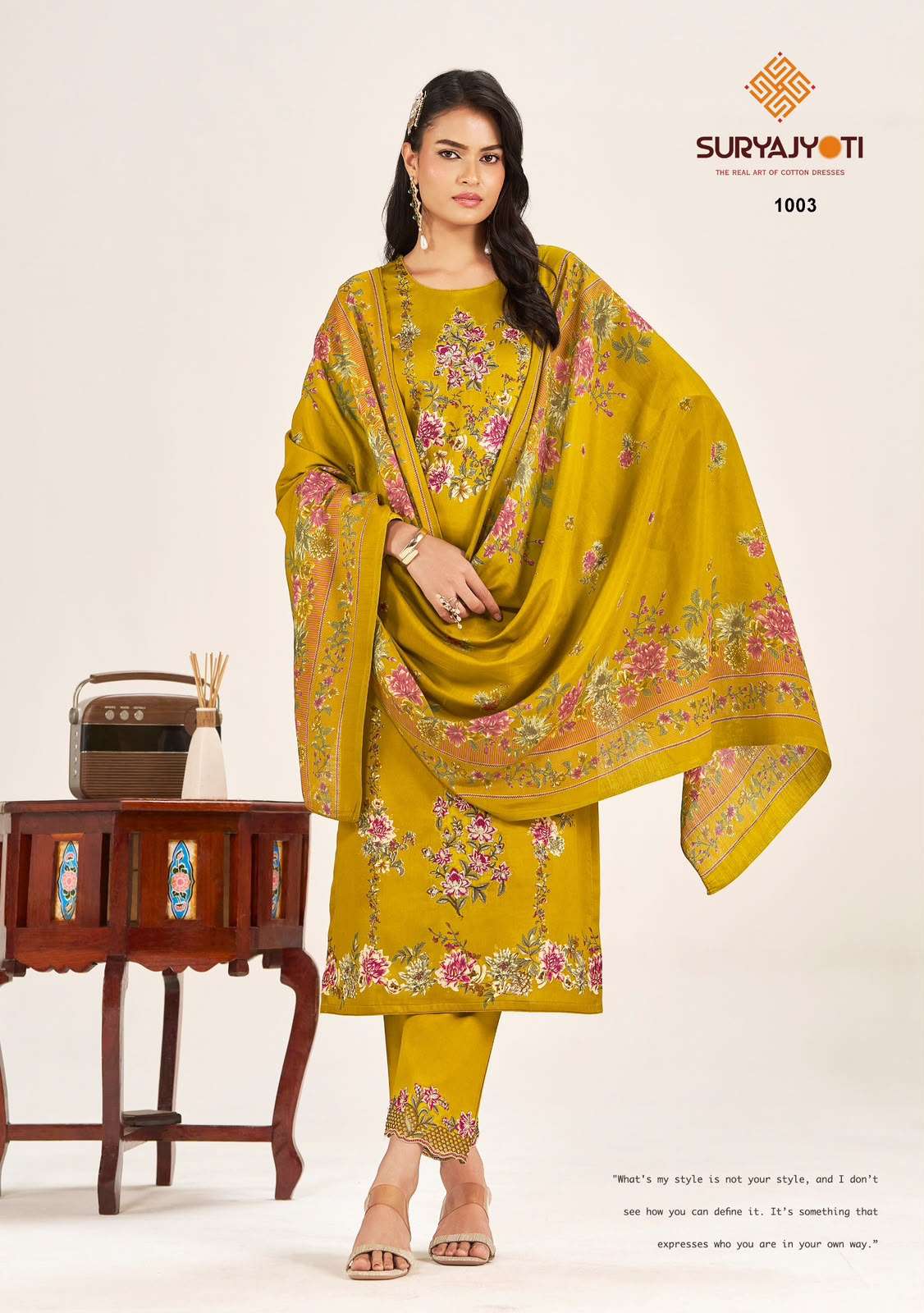 Suryajyoti Kin Kini Vol 1 Pure Jam Satin Dress Material