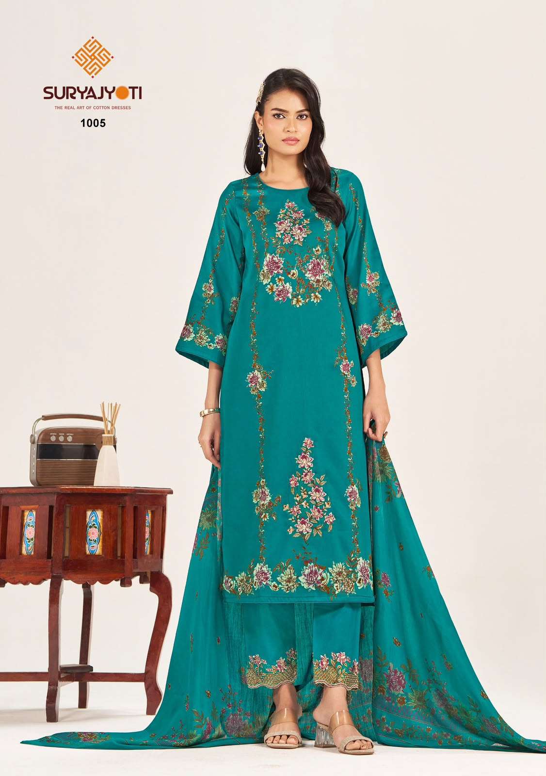 Suryajyoti Kin Kini Vol 1 Pure Jam Satin Dress Material