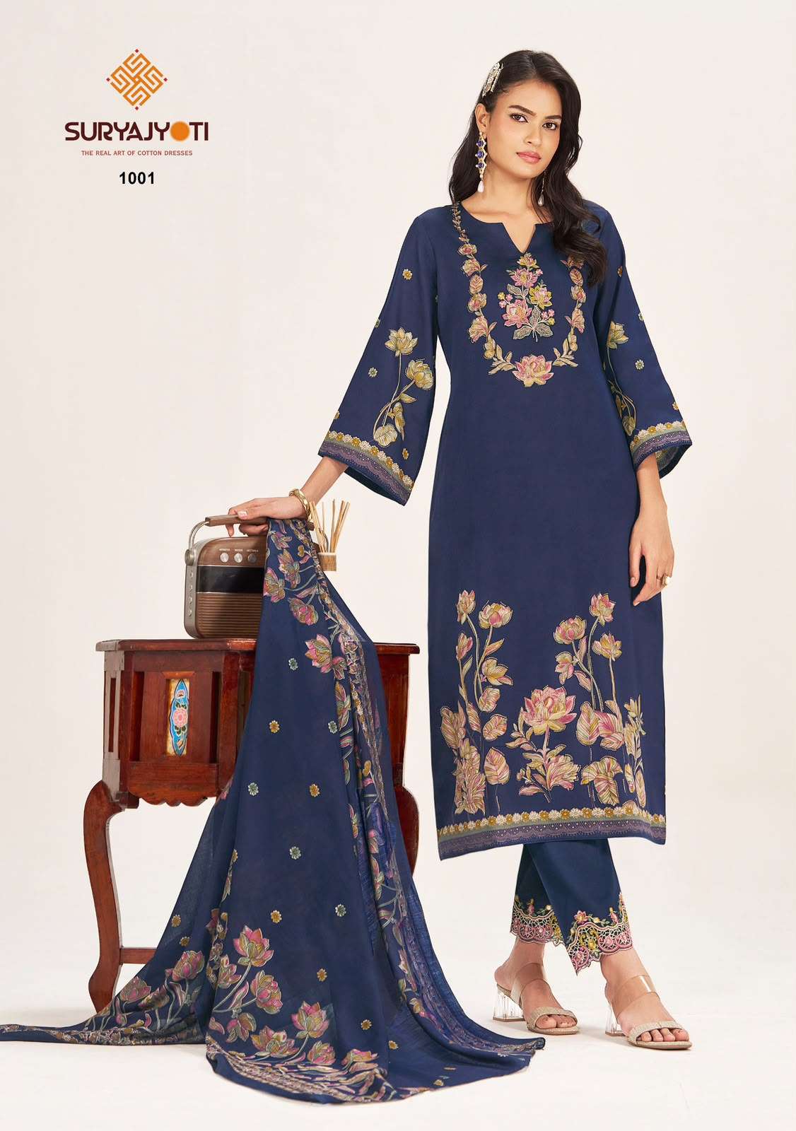Suryajyoti Kin Kini Vol 1 Pure Jam Satin Dress Material