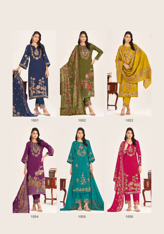 Suryajyoti Kin Kini Vol 1 Pure Jam Satin Dress Material