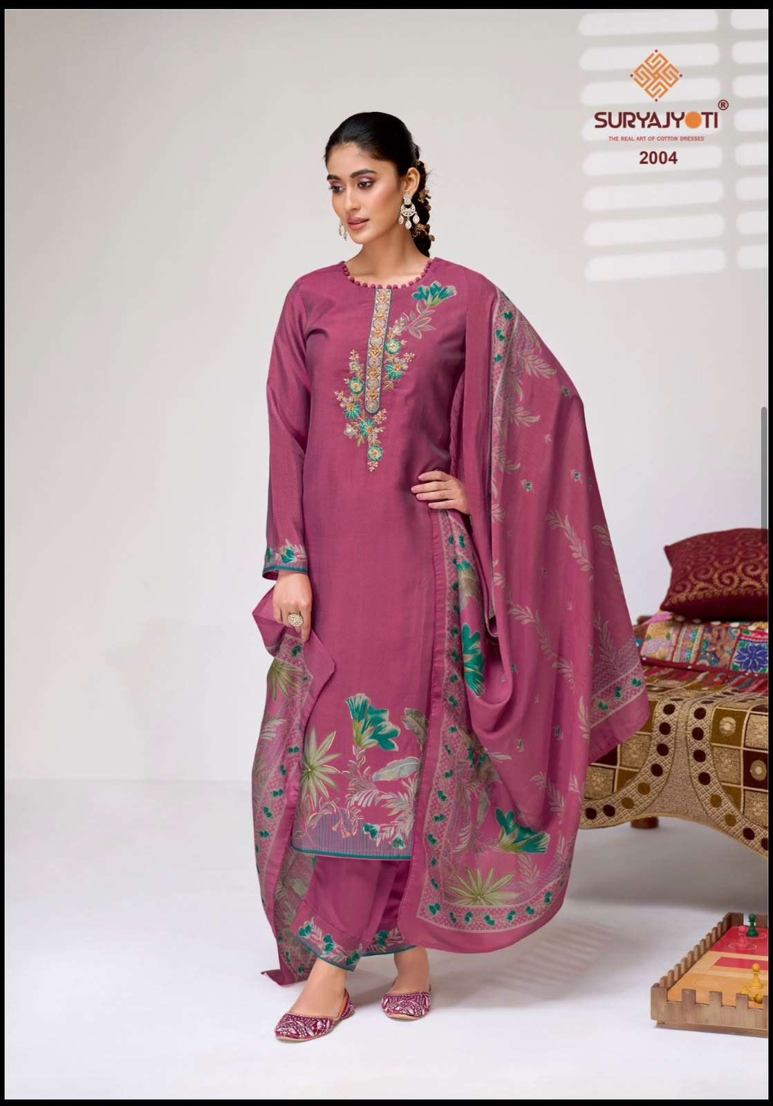Suryajyoti Kiyani Vol 2 Fancy Italian Silk Dress Material