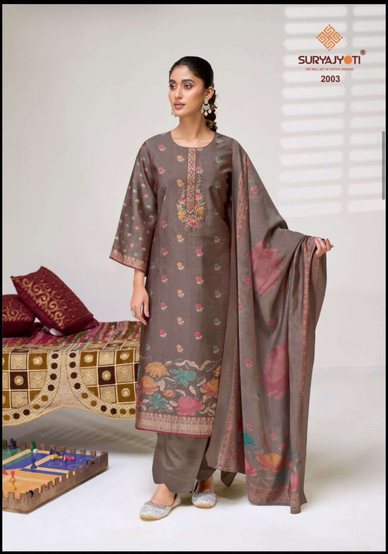 Suryajyoti Kiyani Vol 2 Fancy Italian Silk Dress Material