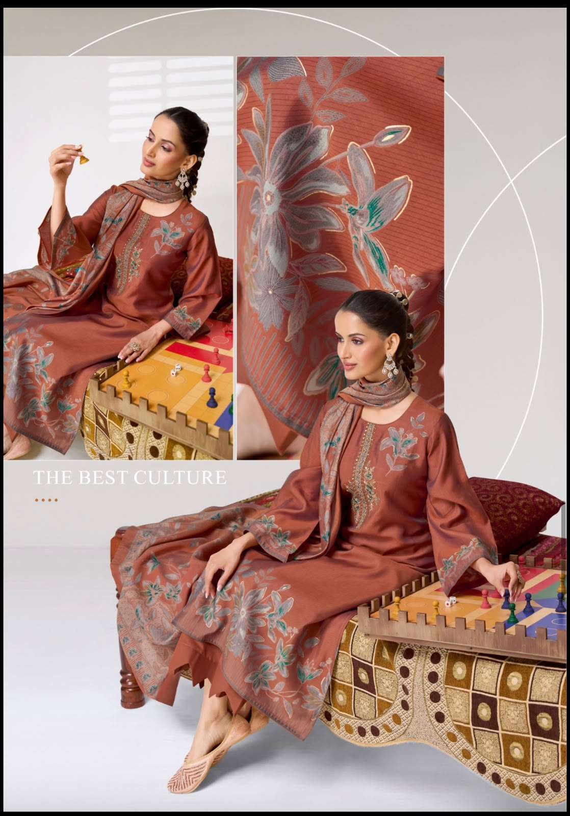 Suryajyoti Kiyani Vol 2 Fancy Italian Silk Dress Material