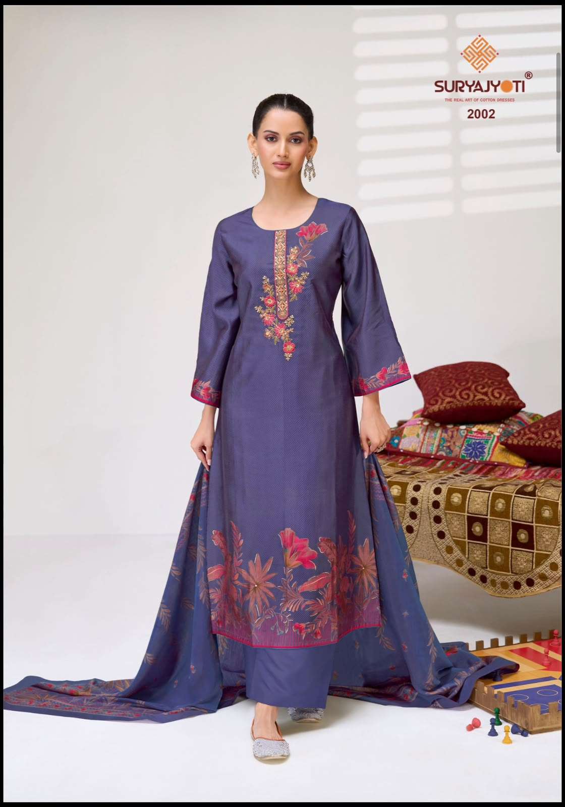 Suryajyoti Kiyani Vol 2 Fancy Italian Silk Dress Material