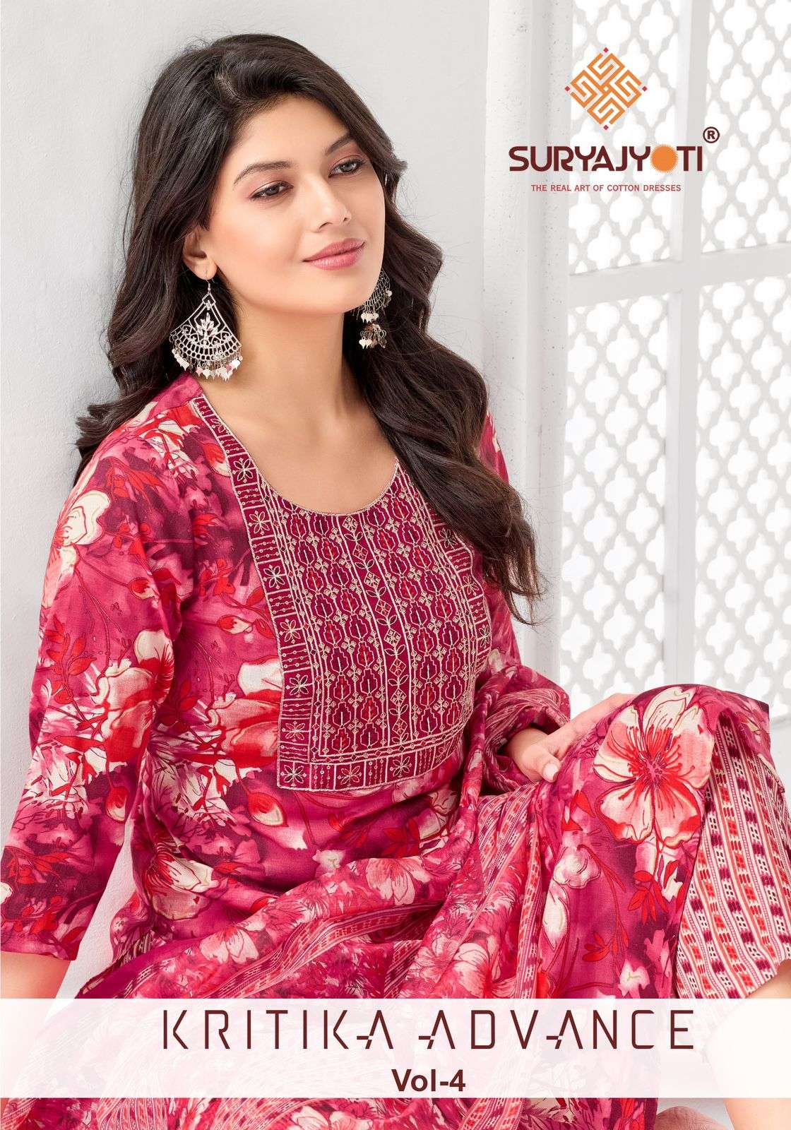 Suryajyoti Kritika Advance Vol 4 Rayon Salwar Suit Set