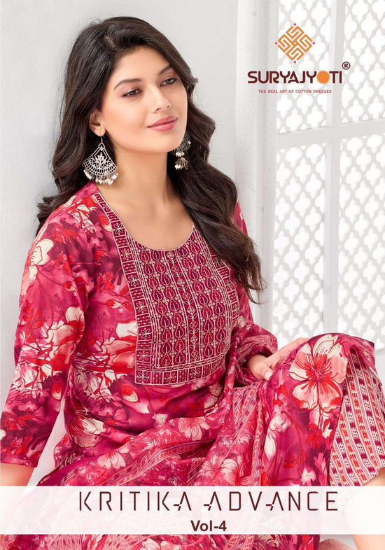 Suryajyoti Kritika Advance Vol 4 Rayon Salwar Suit Set