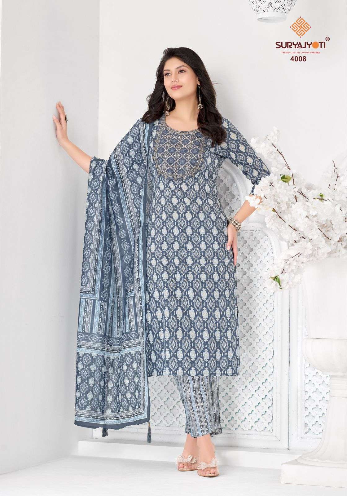 Suryajyoti Kritika Advance Vol 4 Rayon Salwar Suit Set
