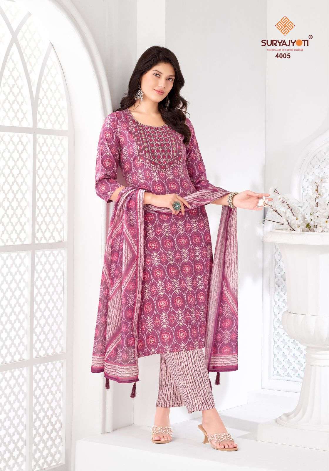 Suryajyoti Kritika Advance Vol 4 Rayon Salwar Suit Set