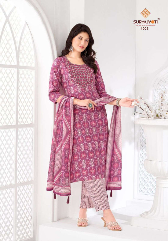 Suryajyoti Kritika Advance Vol 4 Rayon Salwar Suit Set