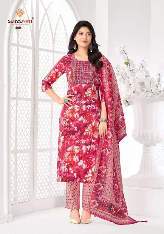 Suryajyoti Kritika Advance Vol 4 Rayon Salwar Suit Set