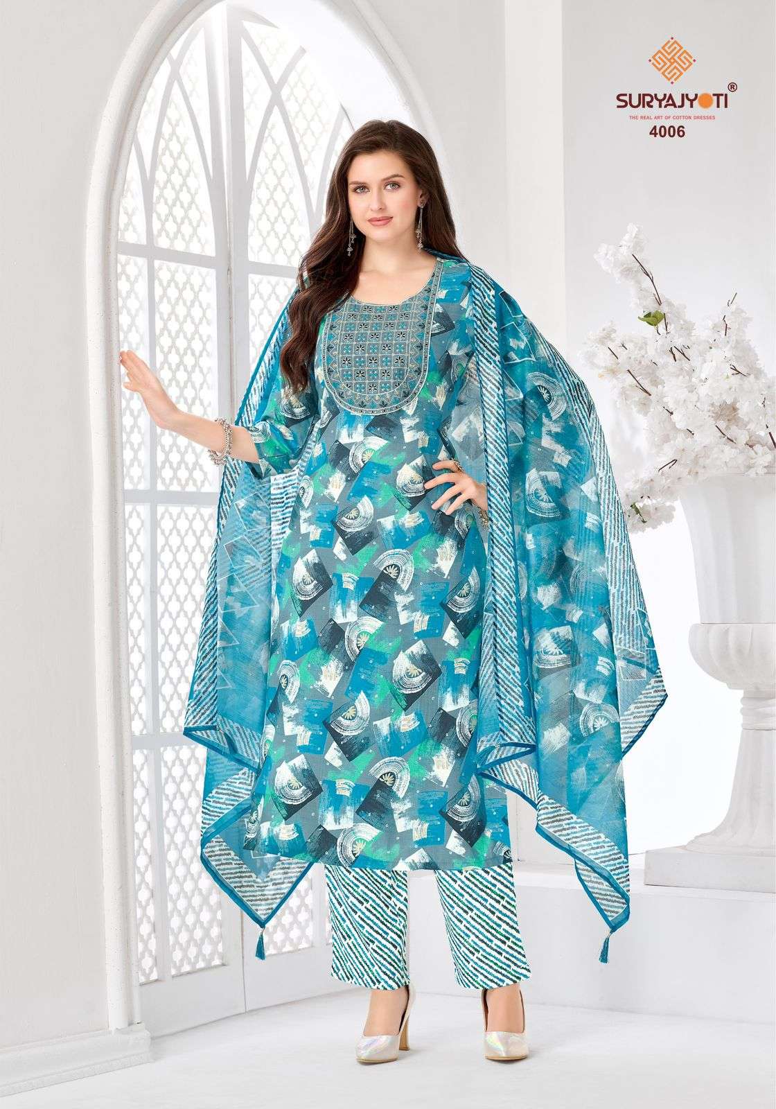 Suryajyoti Kritika Advance Vol 4 Rayon Salwar Suit Set