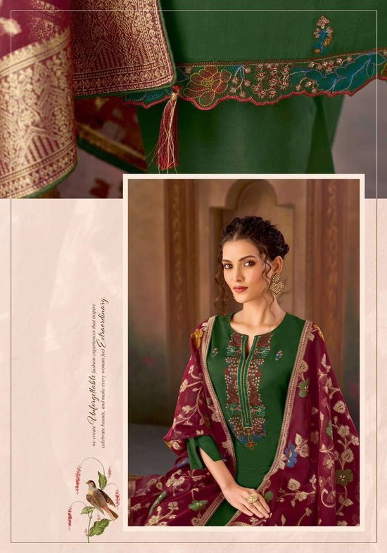 Suryajyoti Naadirah Vol 5 Pure Jam Satin Dress Material