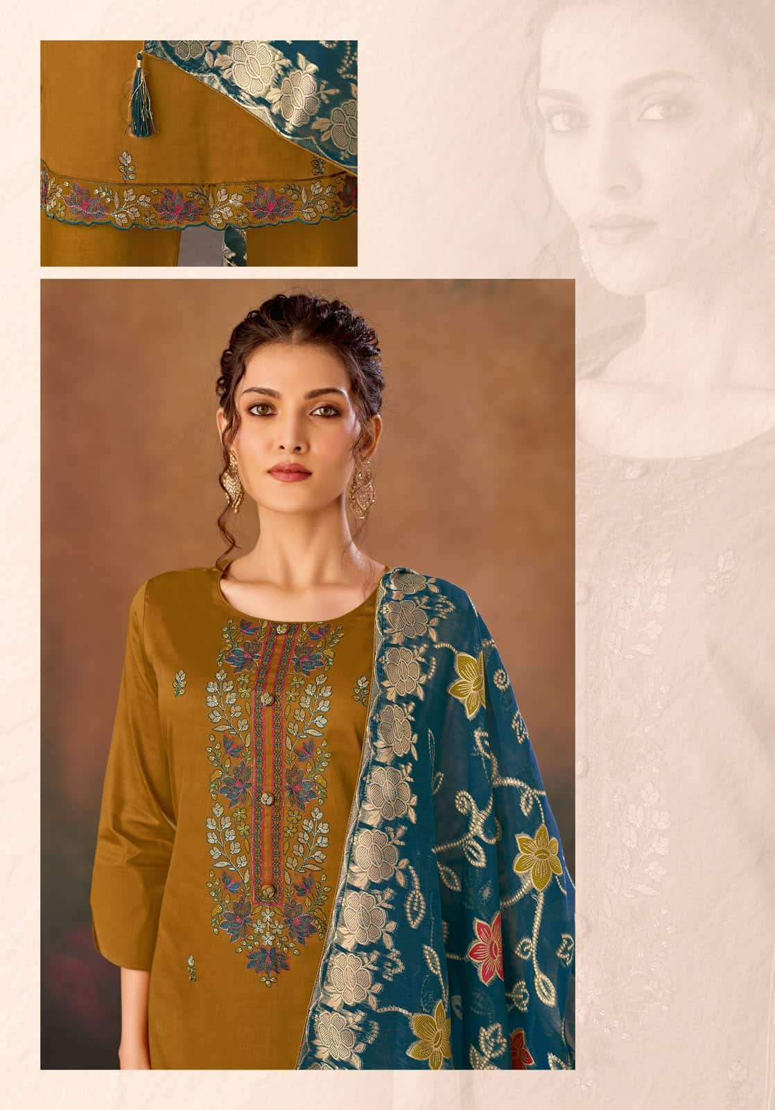 Suryajyoti Naadirah Vol 5 Pure Jam Satin Dress Material