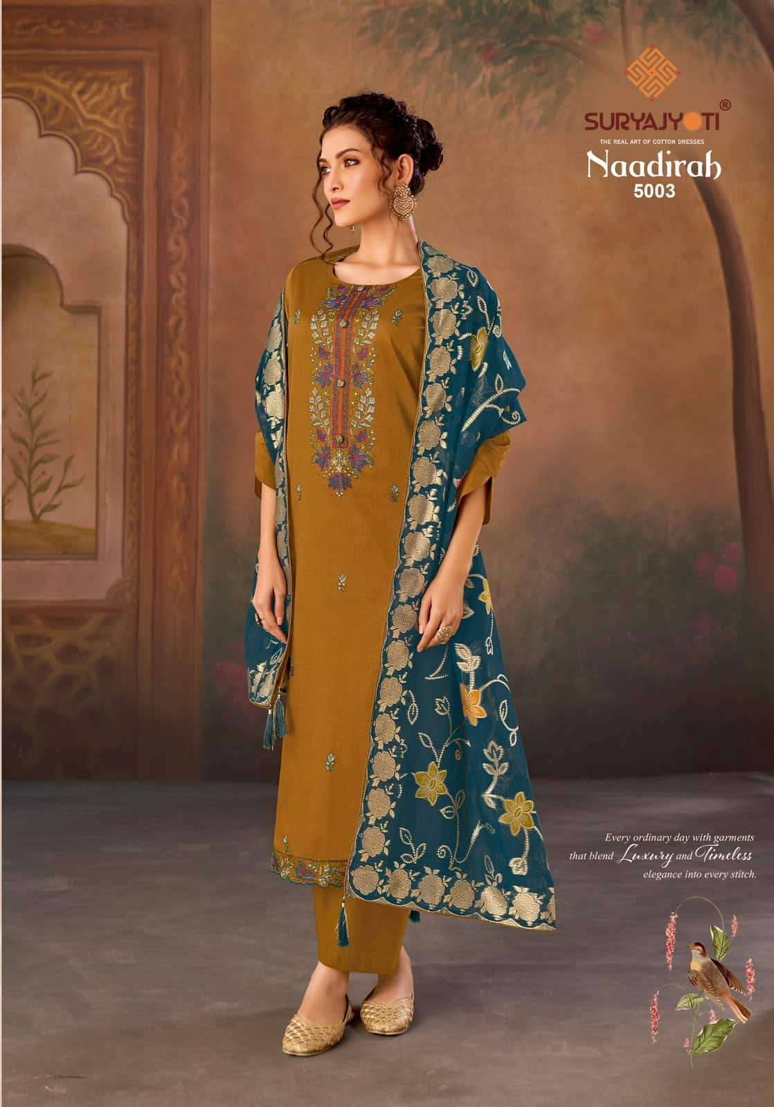 Suryajyoti Naadirah Vol 5 Pure Jam Satin Dress Material