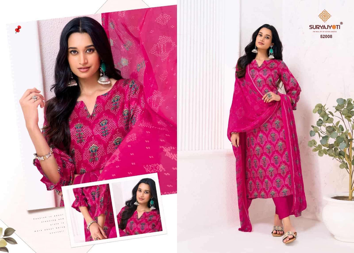 Suryajyoti Naishaa Vol 52 Printed Zam Satin Dress Material - Amrah Wholesale