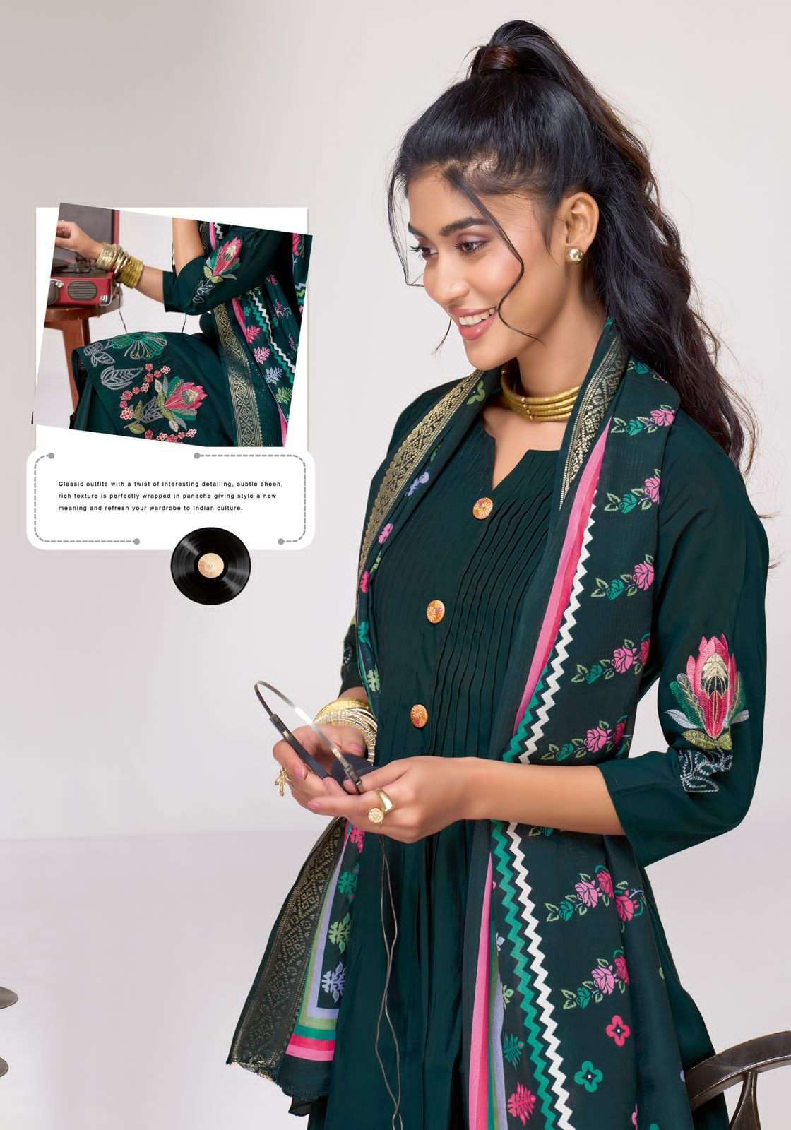 Suryajyoti Nirvi Vol1 Modal Silk Salwar Suit Set Salwar Suit Set - Amrah Wholesale