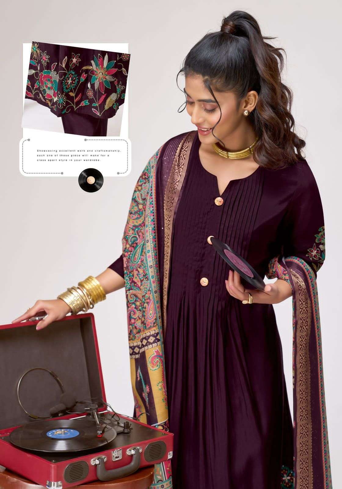 Suryajyoti Nirvi Vol1 Modal Silk Salwar Suit Set Salwar Suit Set - Amrah Wholesale