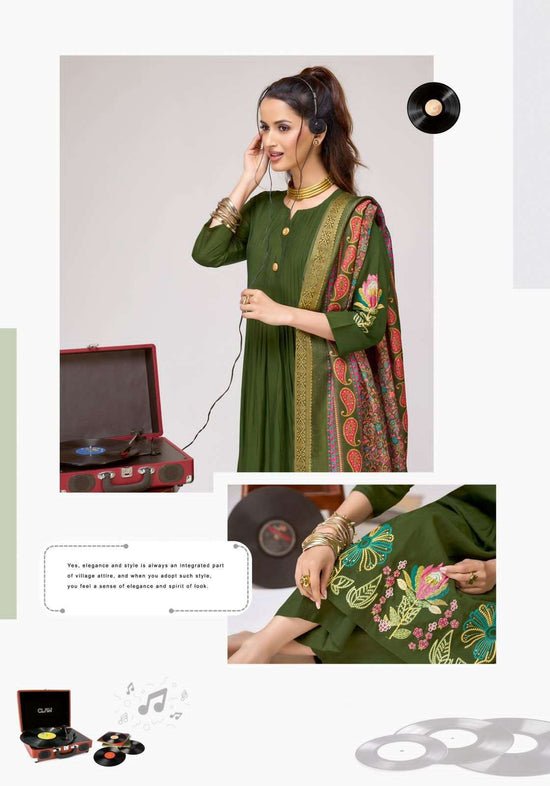 Suryajyoti Nirvi Vol1 Modal Silk Salwar Suit Set Salwar Suit Set - Amrah Wholesale