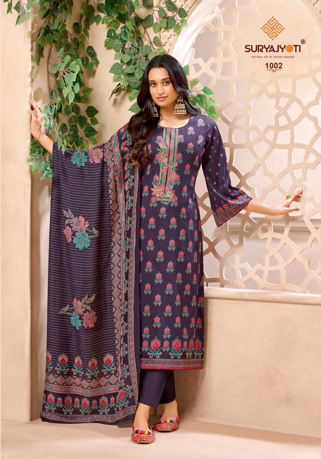 Suryajyoti Nitara Vol 1 Satin Dress Material - Amrah Wholesale