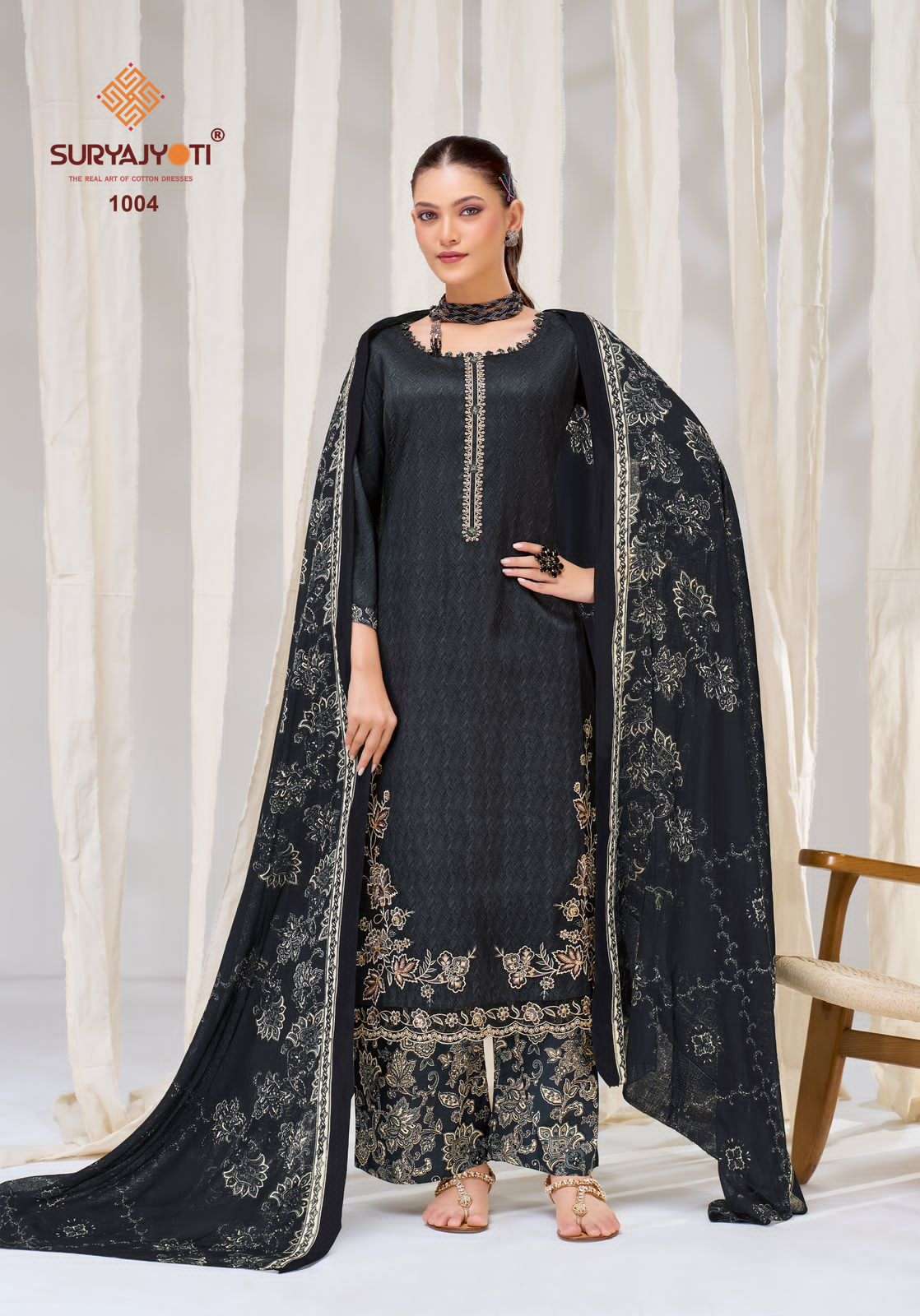 Suryajyoti Palak Vol 1 Jaam Satin Dress Material - Amrah Wholesale