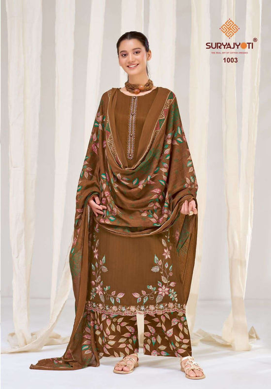 Suryajyoti Palak Vol 1 Jaam Satin Dress Material - Amrah Wholesale