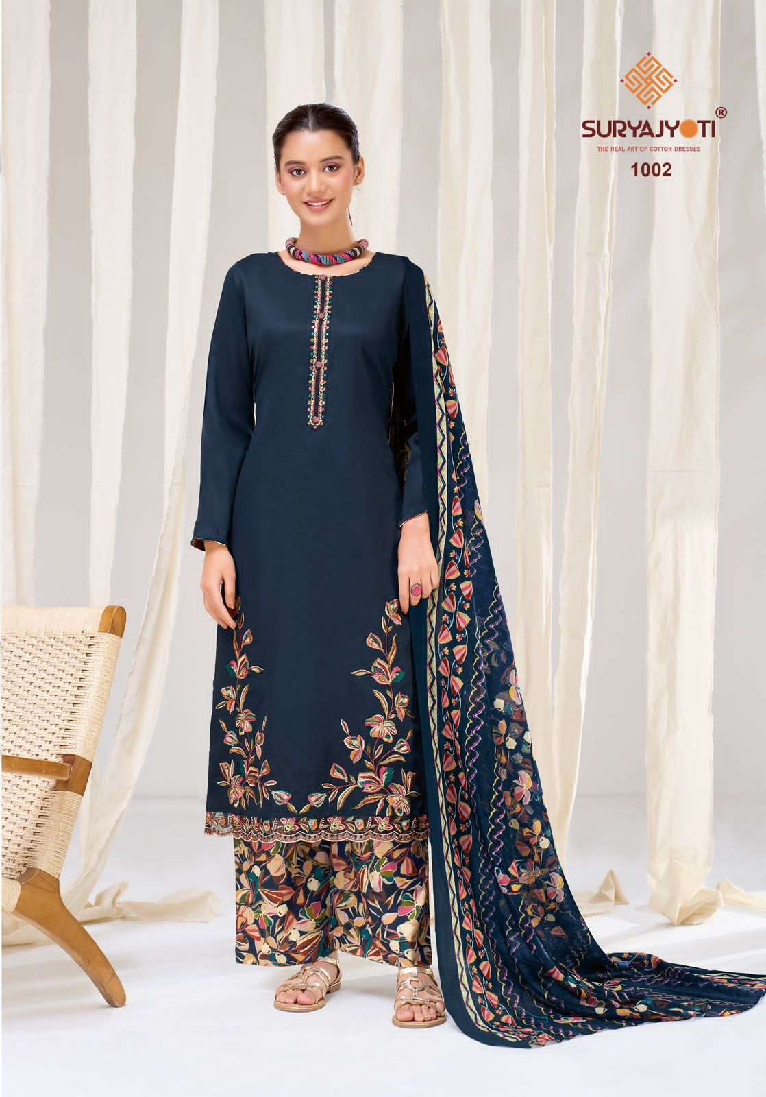 Suryajyoti Palak Vol 1 Jaam Satin Dress Material - Amrah Wholesale