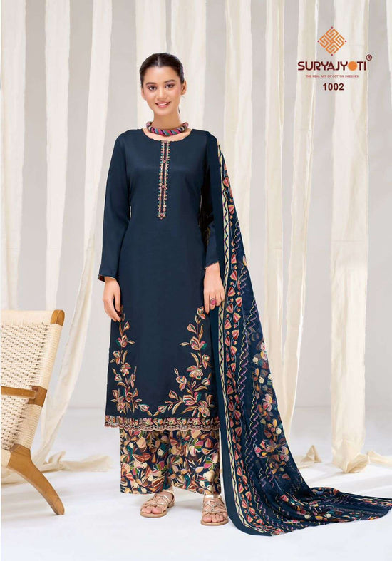 Suryajyoti Palak Vol 1 Jaam Satin Dress Material - Amrah Wholesale