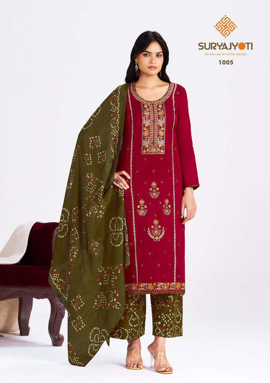 Suryajyoti Parakh Vol 1 Jam Satin Salwar Suit