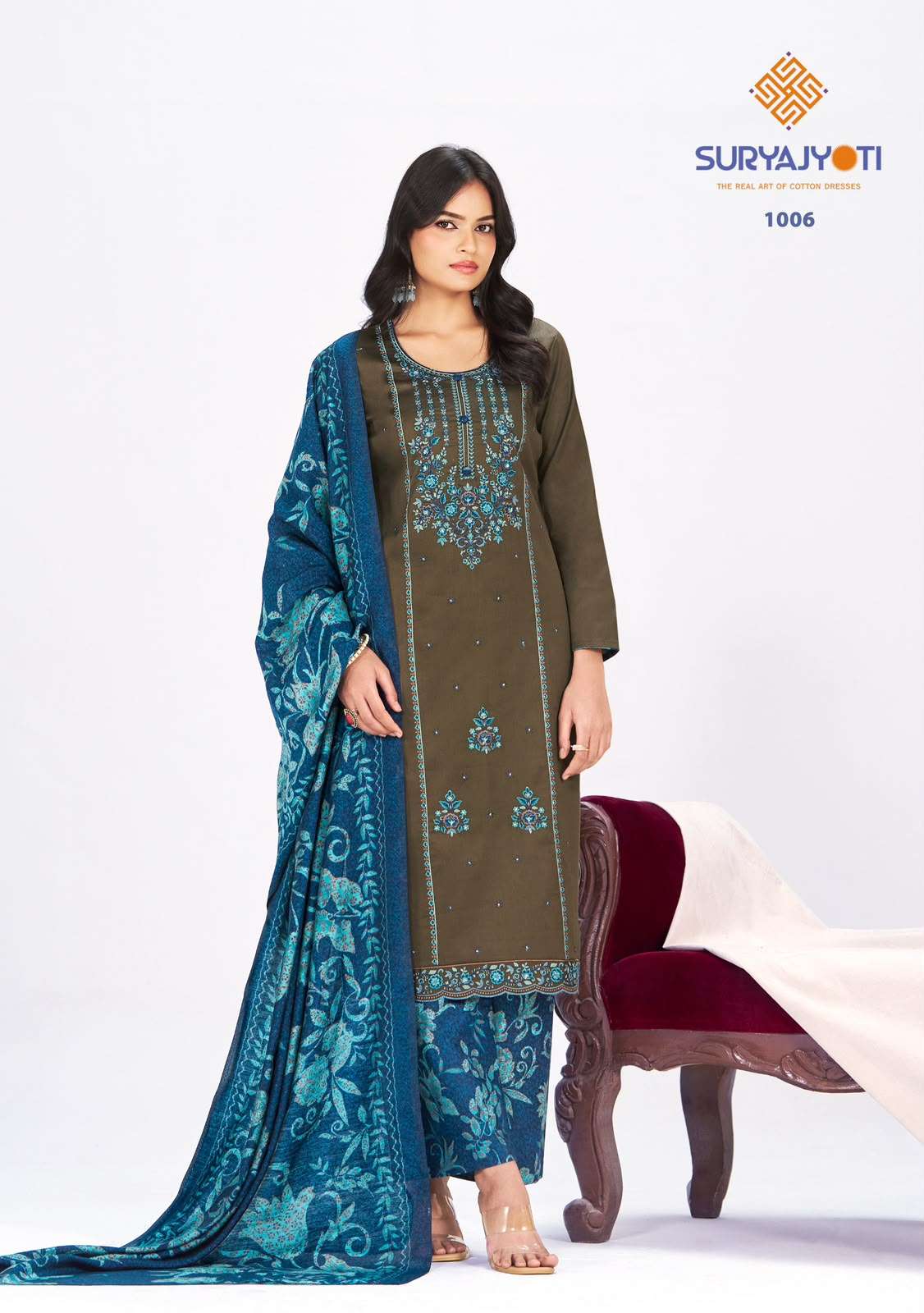 Suryajyoti Parakh Vol 1 Jam Satin Salwar Suit