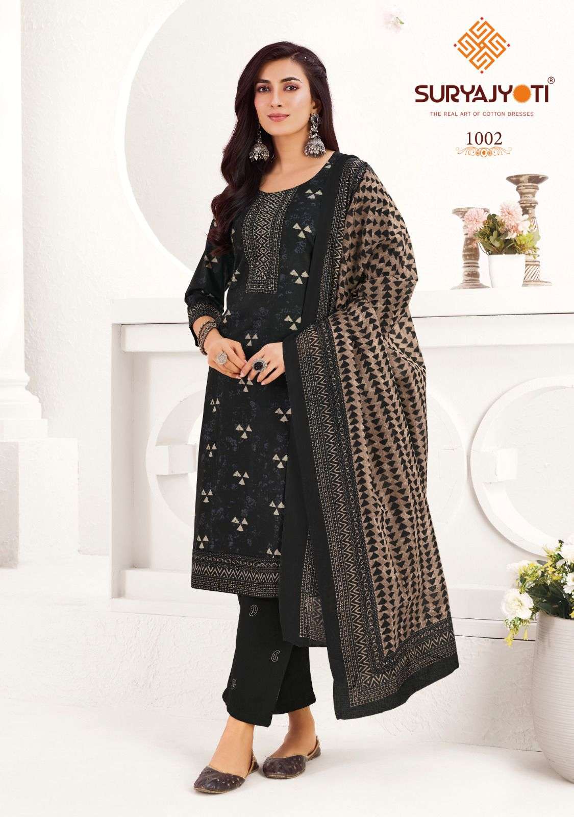 Suryajyoti Parul Cotton Printed Kurti Set - Amrah Wholesale