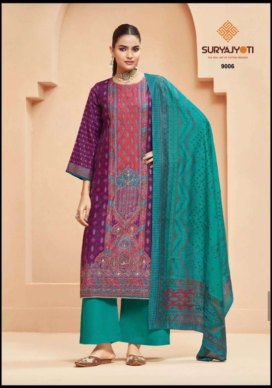 Suryajyoti Payal Advance Vol 9 Pure Modal Dress Material - Amrah Wholesale