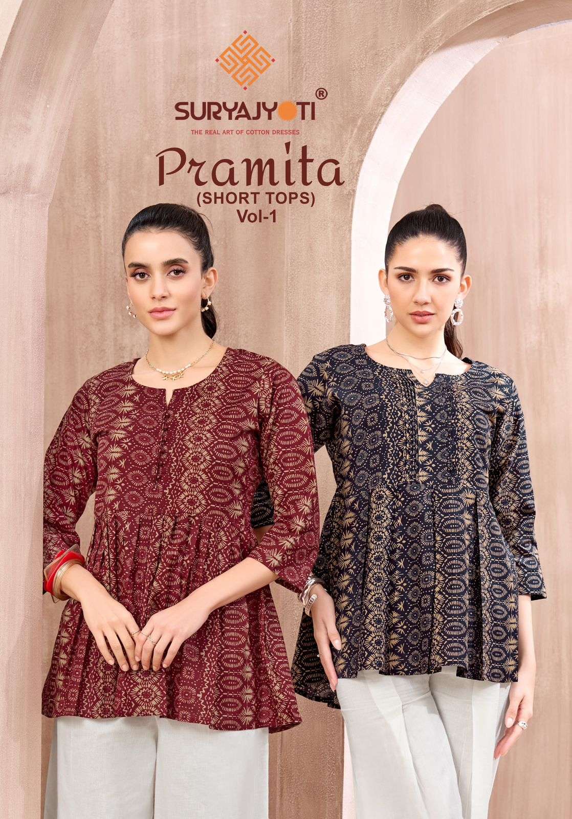 Suryajyoti Pramita Vol 1 Pure Cotton Tops