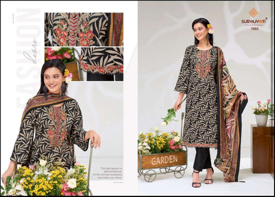 Suryajyoti Pratyusha Vol 1 Jaam Satin Dress Material - Amrah Wholesale