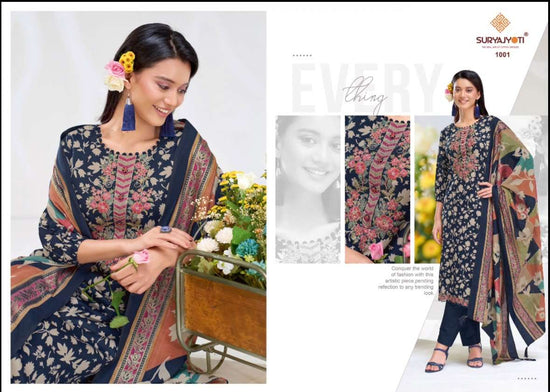 Suryajyoti Pratyusha Vol 1 Jaam Satin Dress Material - Amrah Wholesale