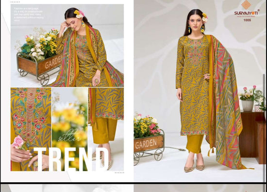 Suryajyoti Pratyusha Vol 1 Jaam Satin Dress Material - Amrah Wholesale