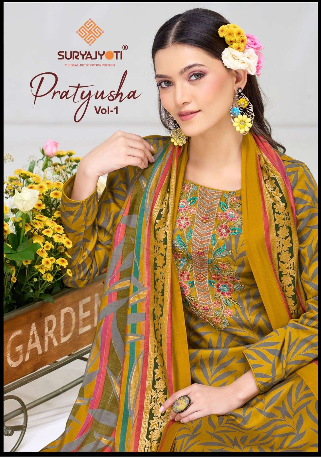 Suryajyoti Pratyusha Vol 1 Jaam Satin Dress Material - Amrah Wholesale