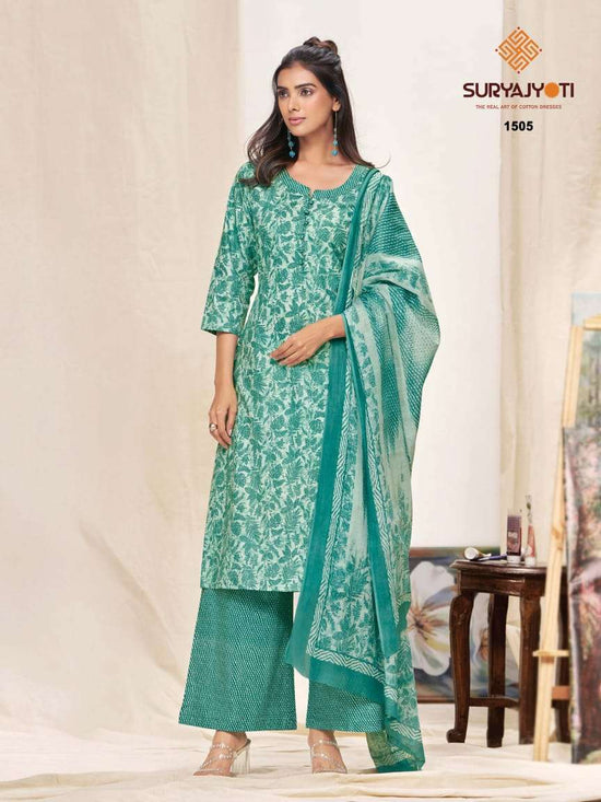 Suryajyoti Preyasi Vol 15 Pure Cotton Dress Material