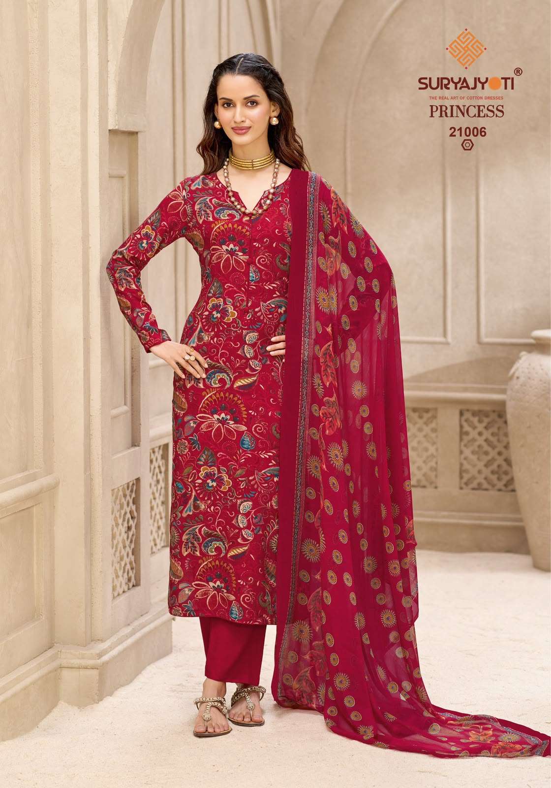 Suryajyoti Princess Vol 21 Heavy Rayon Dress Material - Amrah Wholesale