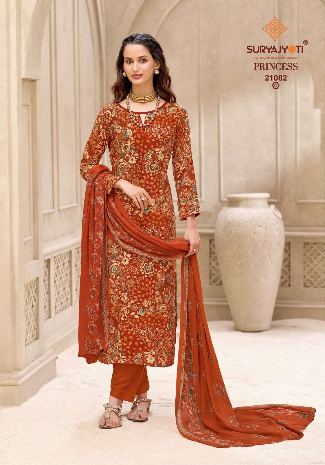 Suryajyoti Princess Vol 21 Heavy Rayon Dress Material - Amrah Wholesale