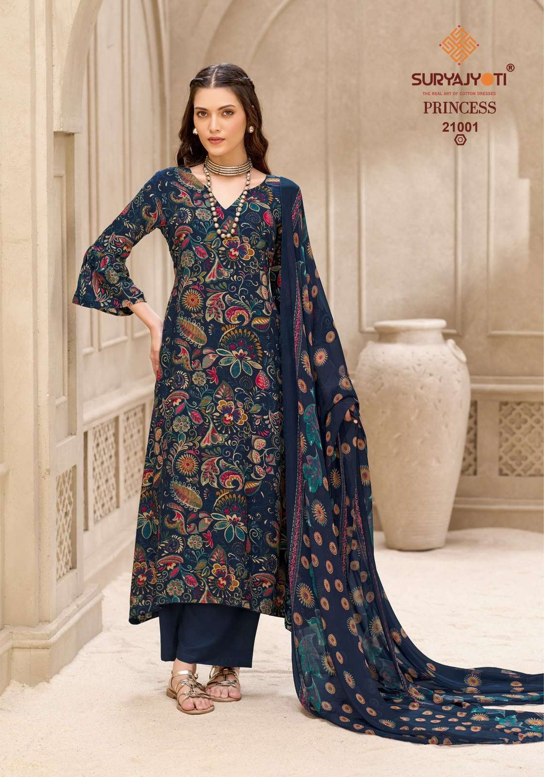 Suryajyoti Princess Vol 21 Heavy Rayon Dress Material - Amrah Wholesale