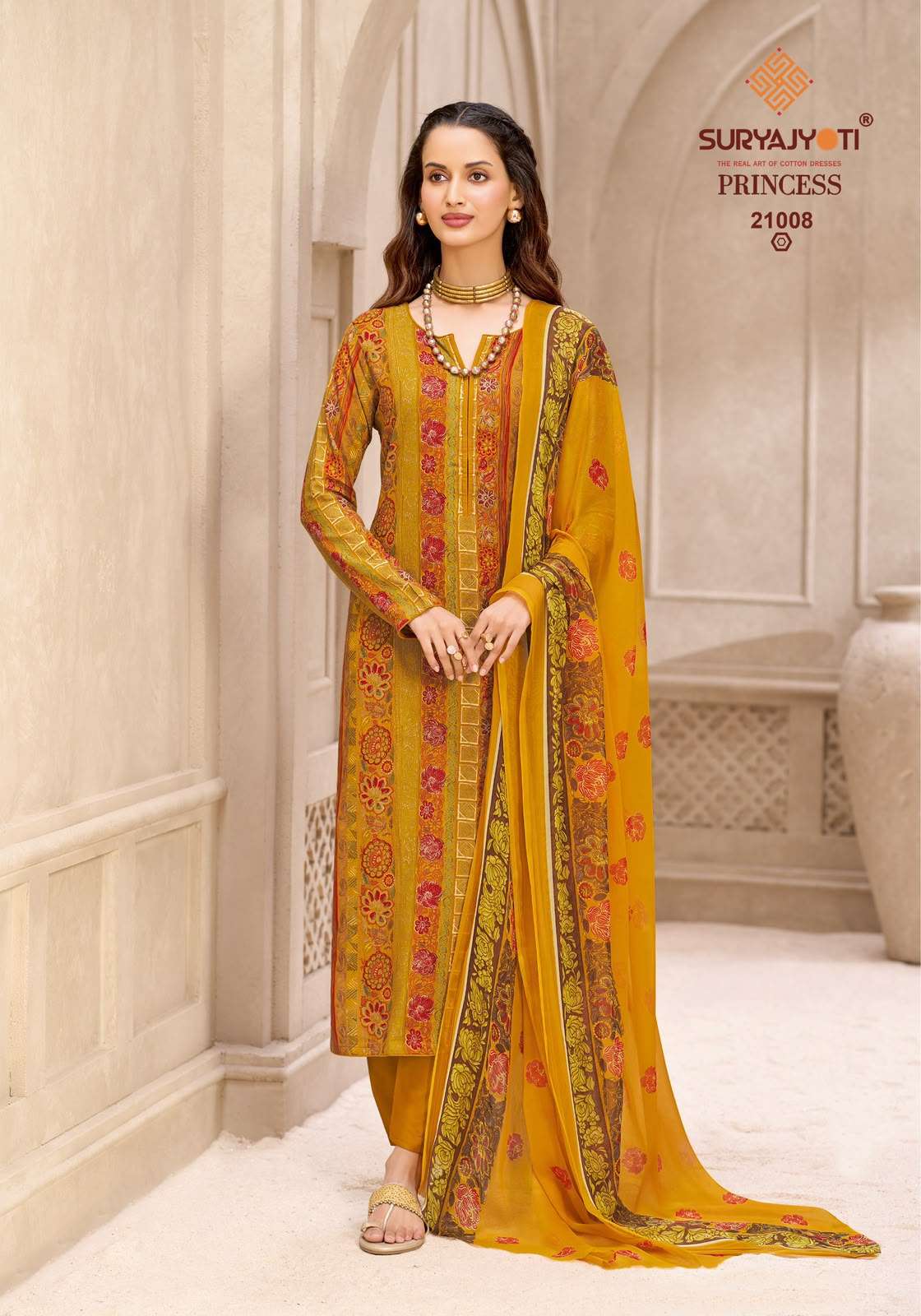 Suryajyoti Princess Vol 21 Heavy Rayon Dress Material - Amrah Wholesale