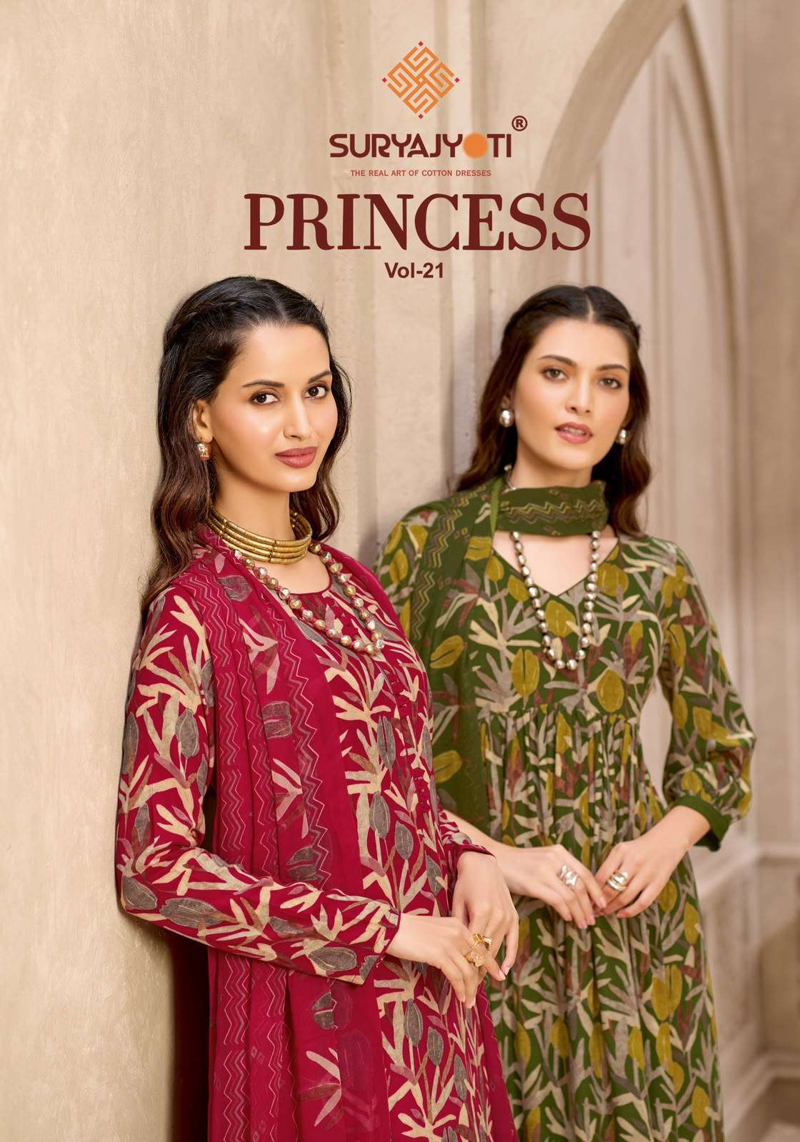 Suryajyoti Princess Vol 21 Heavy Rayon Dress Material