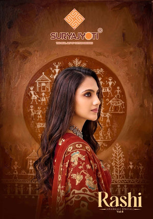 Suryajyoti Rashi Vol 8 Ready Made Cotton Anarkali Suit Set - Amrah Wholesale