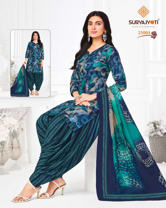 Suryajyoti Sui Dhaga Vol 25 Cotton Kurti Pant Dupatta Set
