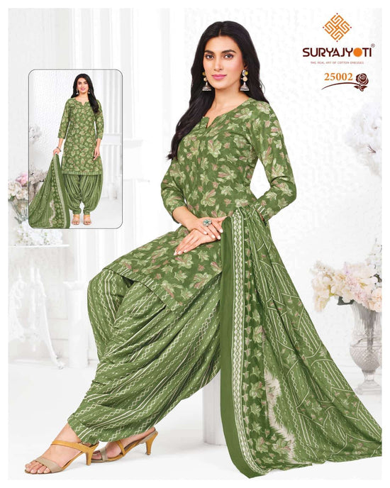 Suryajyoti Sui Dhaga Vol 25 Cotton Kurti Pant Dupatta Set