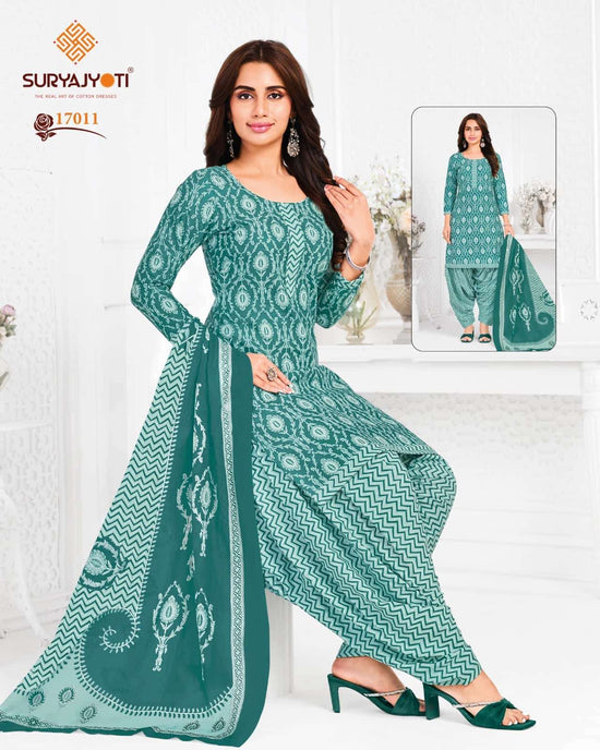 Suryajyoti Sui Dhaga Vol 25 Cotton Kurti Pant Dupatta Set