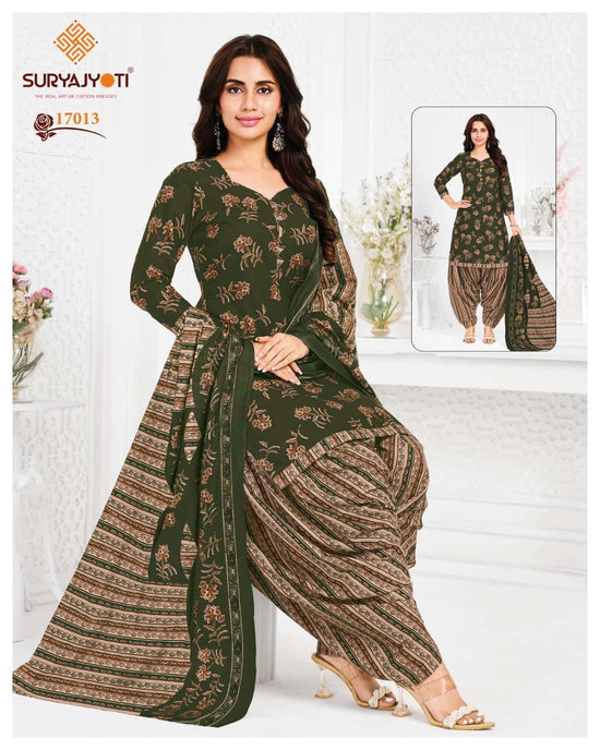 Suryajyoti Sui Dhaga Vol 25 Cotton Kurti Pant Dupatta Set
